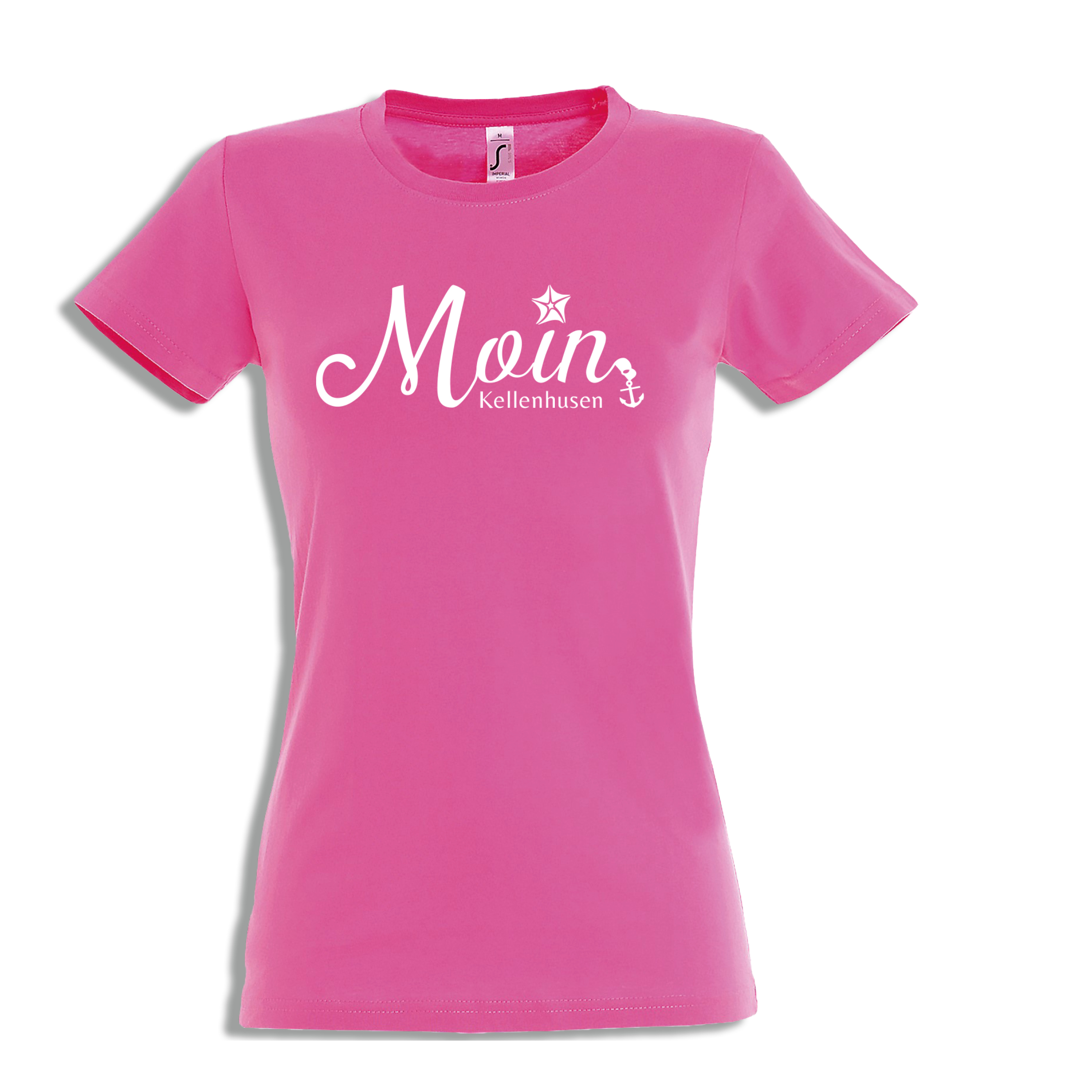 Damen T-Shirt "Moin Kellenhusen"- rosa