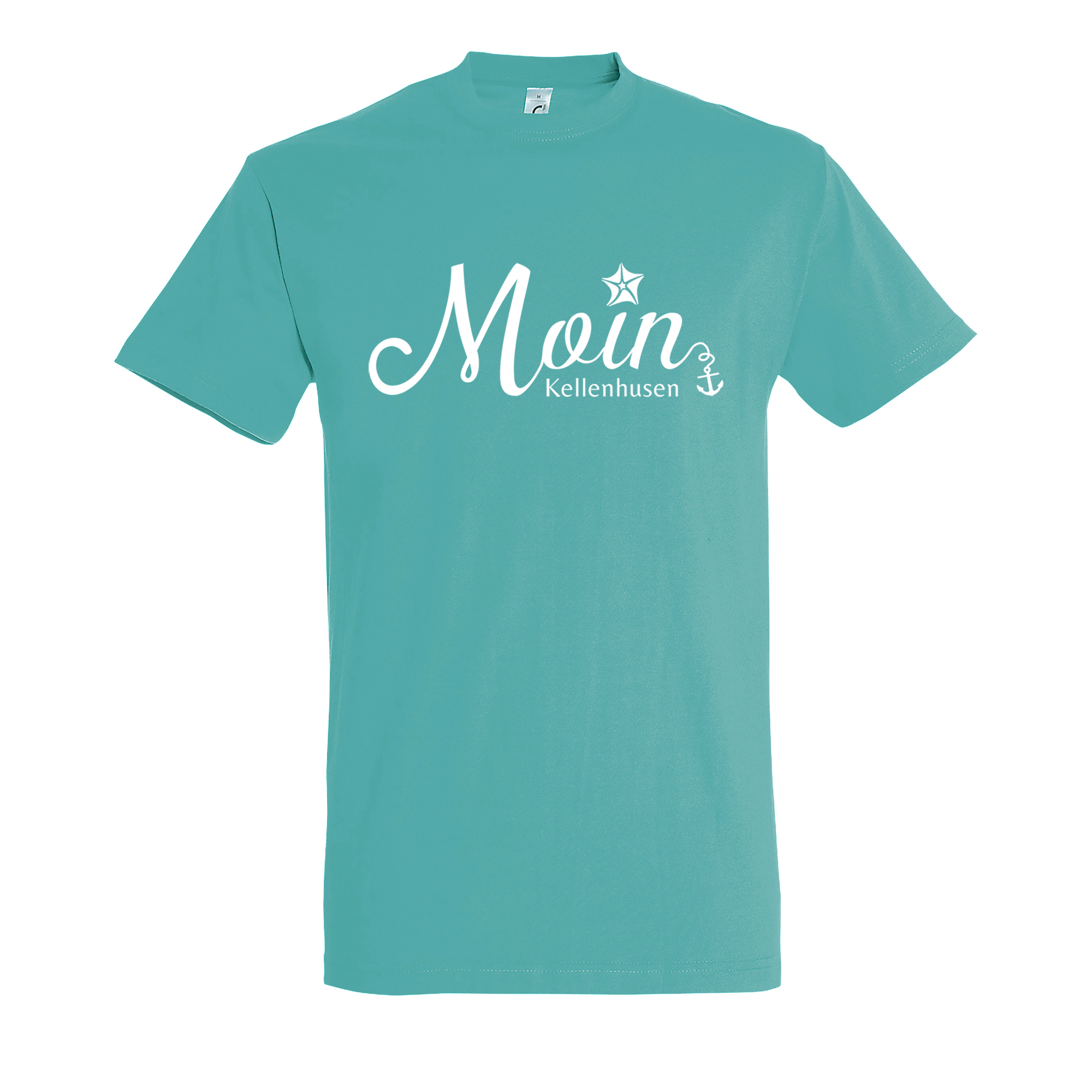 T-Shirt "Moin Kellenhusen" - türkis