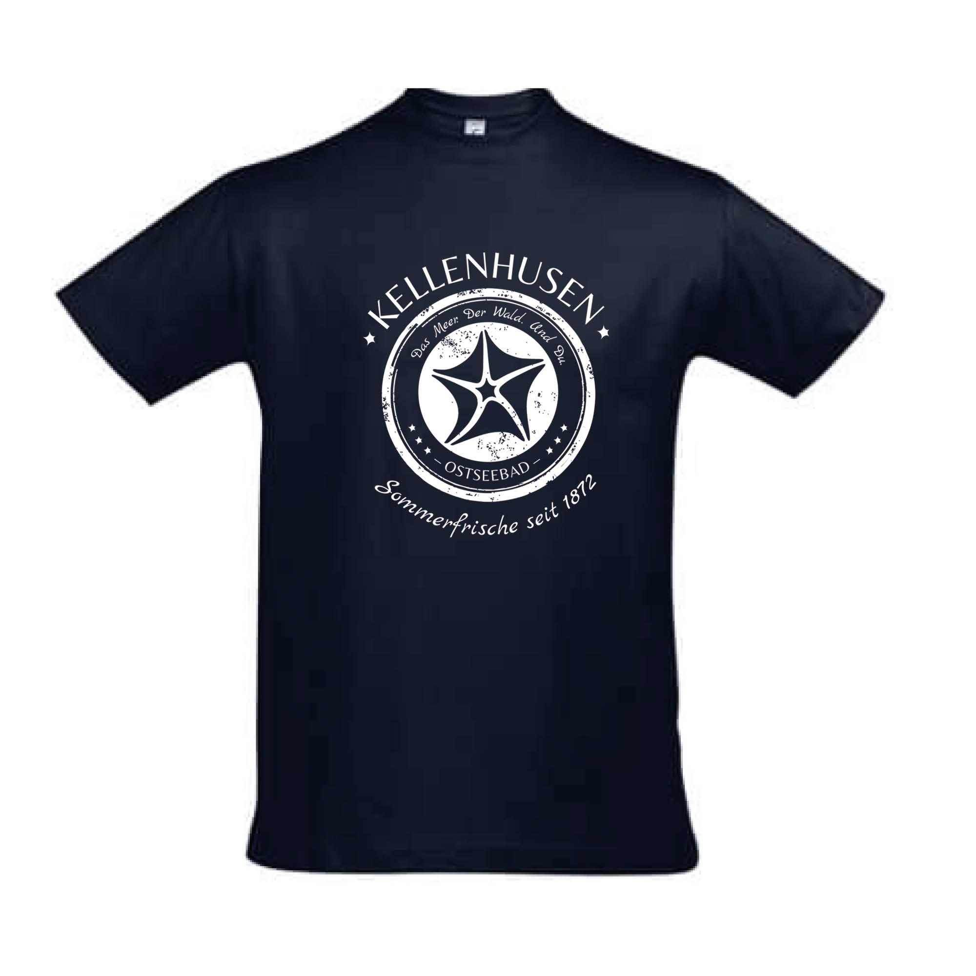 T-Shirt "Sommerfrische" - navy