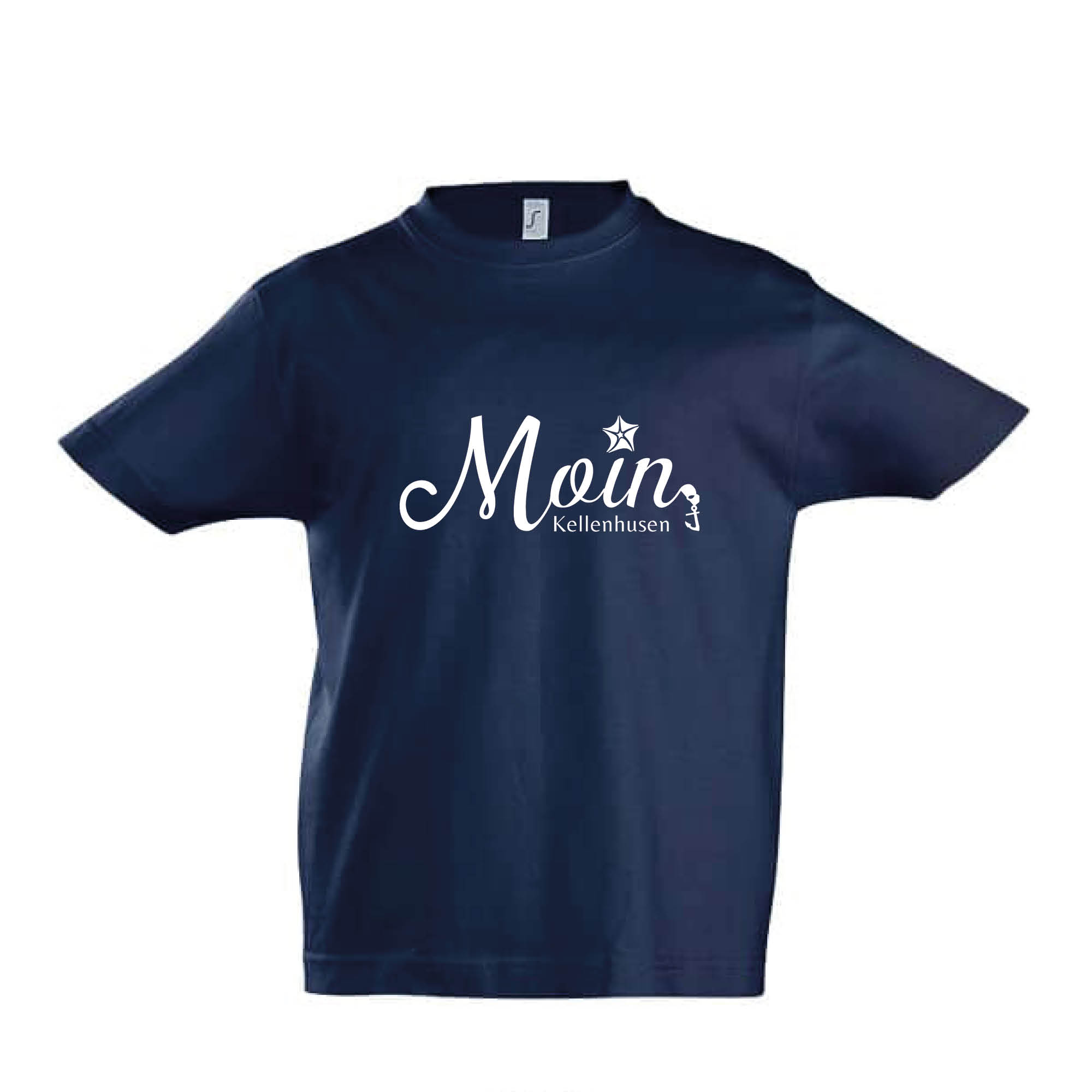 Kinder-Tshirt "Moin Kellenhusen" -navy