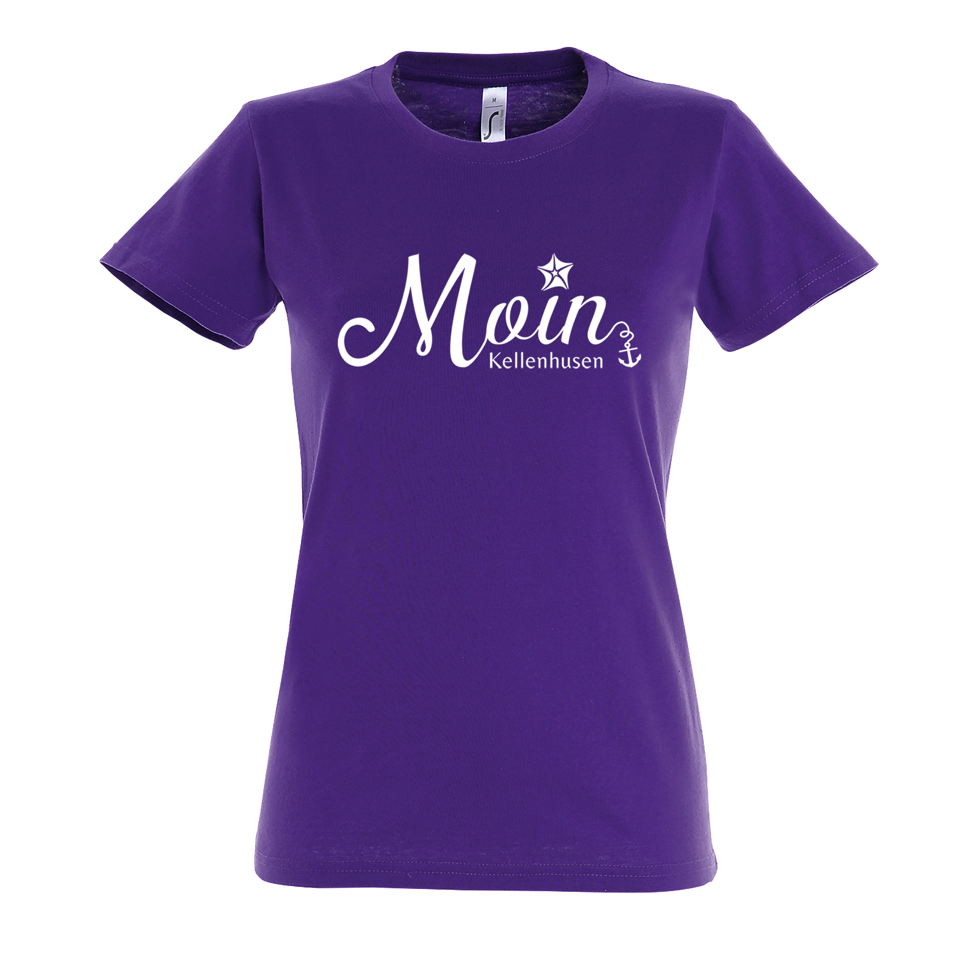 Damen T-Shirt "Moin Kellenhusen" - lila