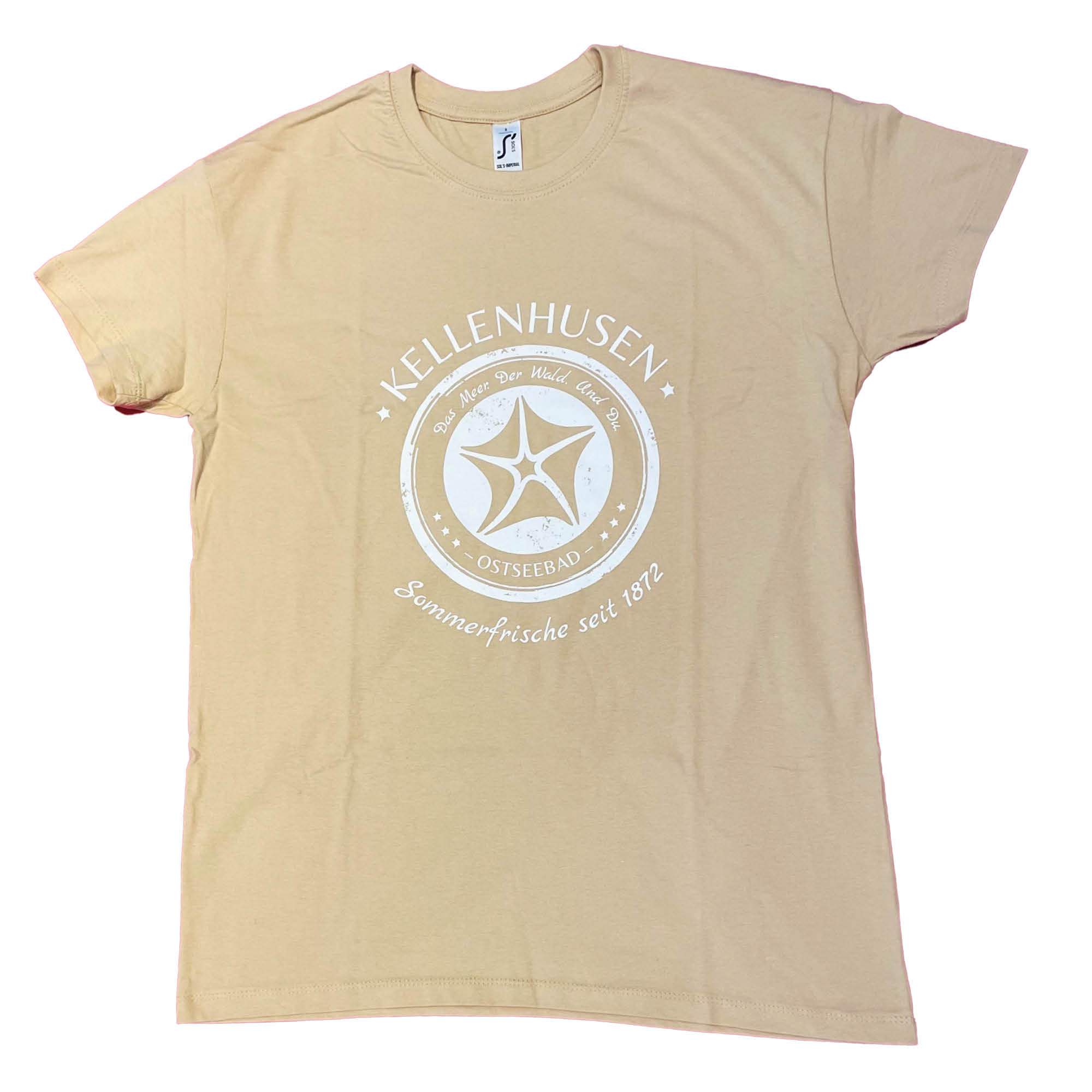 T-Shirt "Stempel"- Sand-