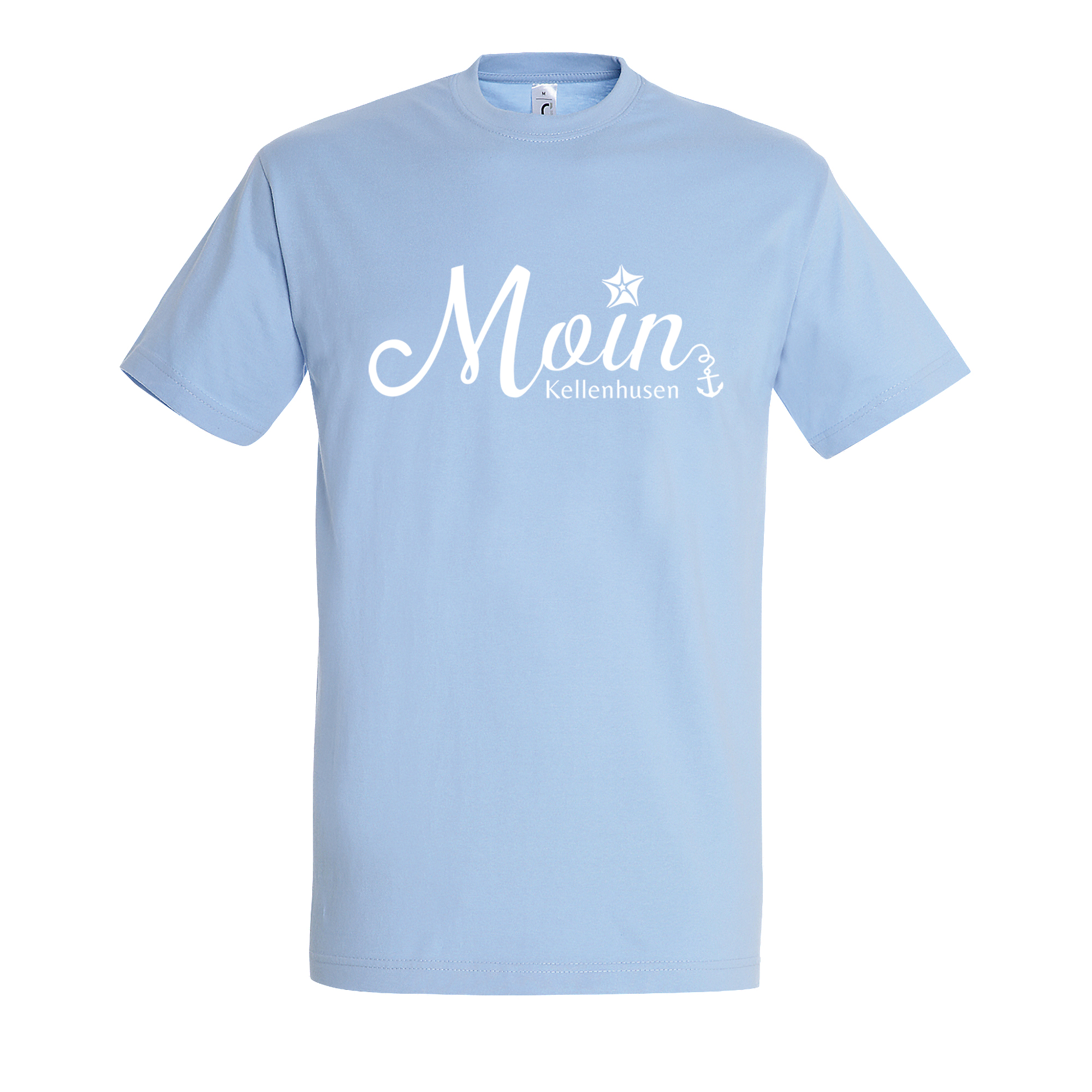 T-Shirt "Moin Kellenhusen" - hellblau