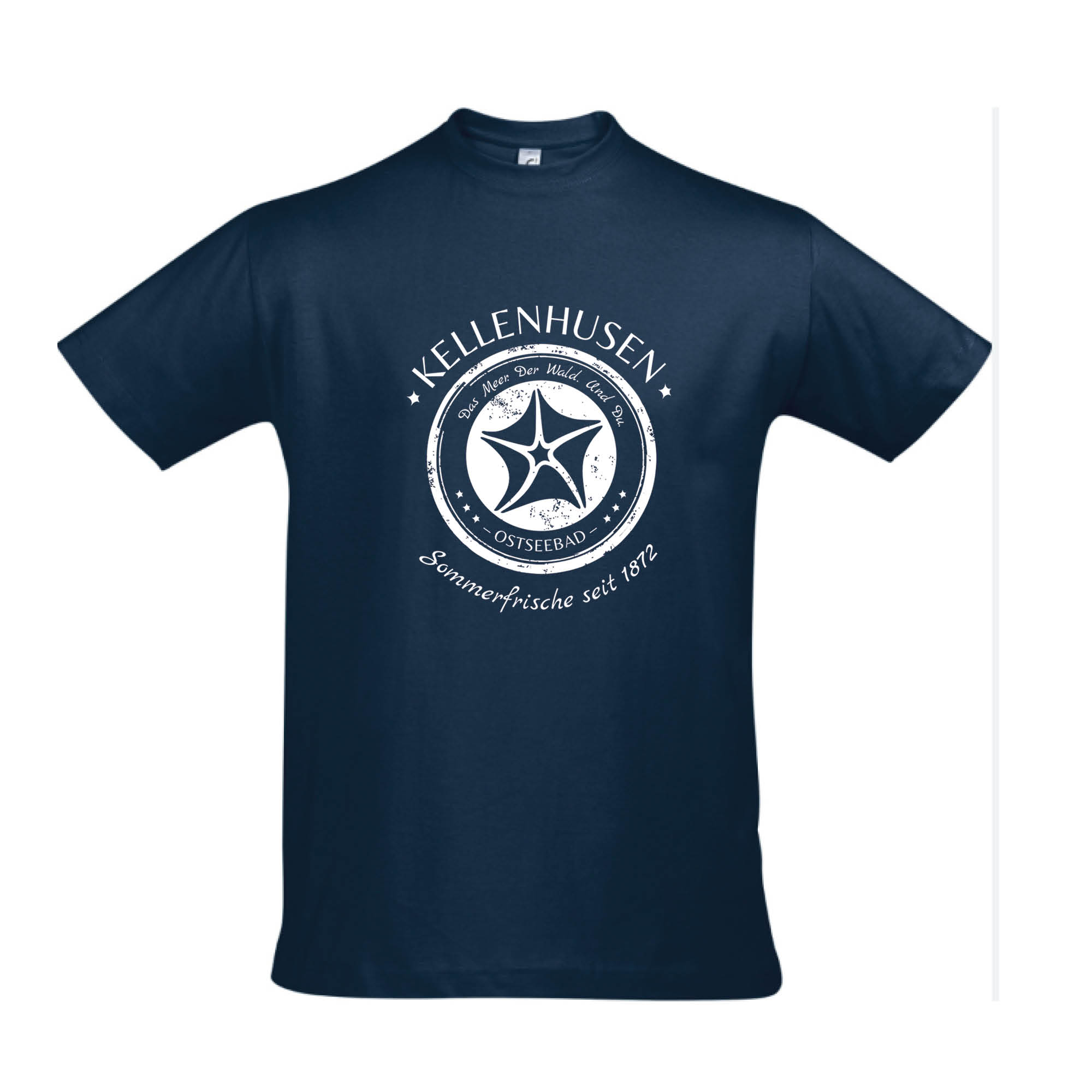 Kinder T-Shirt "Sommerfrische"  - navy