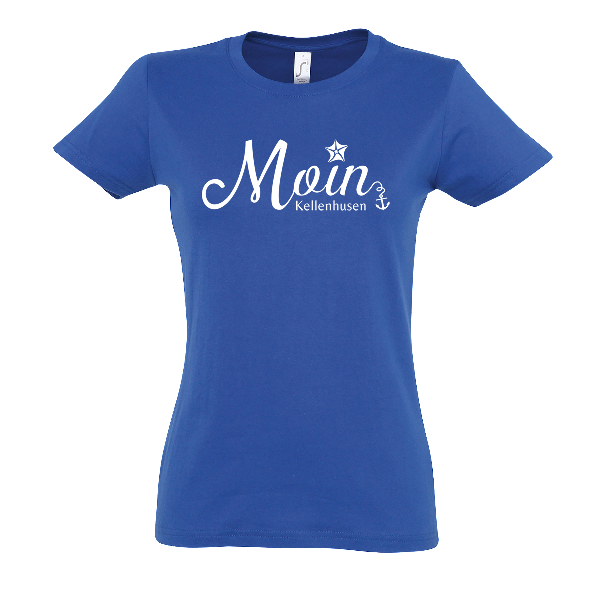 Damen T-Shirt "Moin Kellenhusen" - dunkelblau